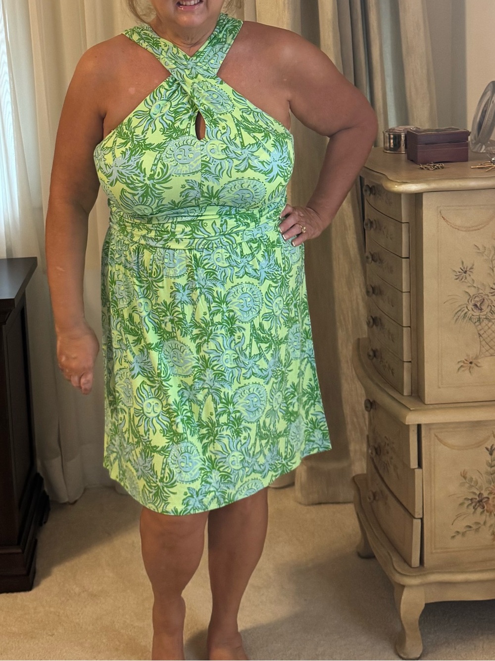 Green Lilly Pulitzer dress